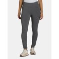 thumbnail image 1 of Time and Tru Women's High-Rise Ankle Knit Leggings, 27" Inseam, Sizes XS-XXXL, 1 of 6