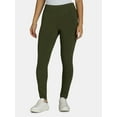 thumbnail image 1 of Time and Tru Women's High-Rise Ankle Knit Leggings, 27" Inseam, Sizes XS-XXXL, 1 of 6