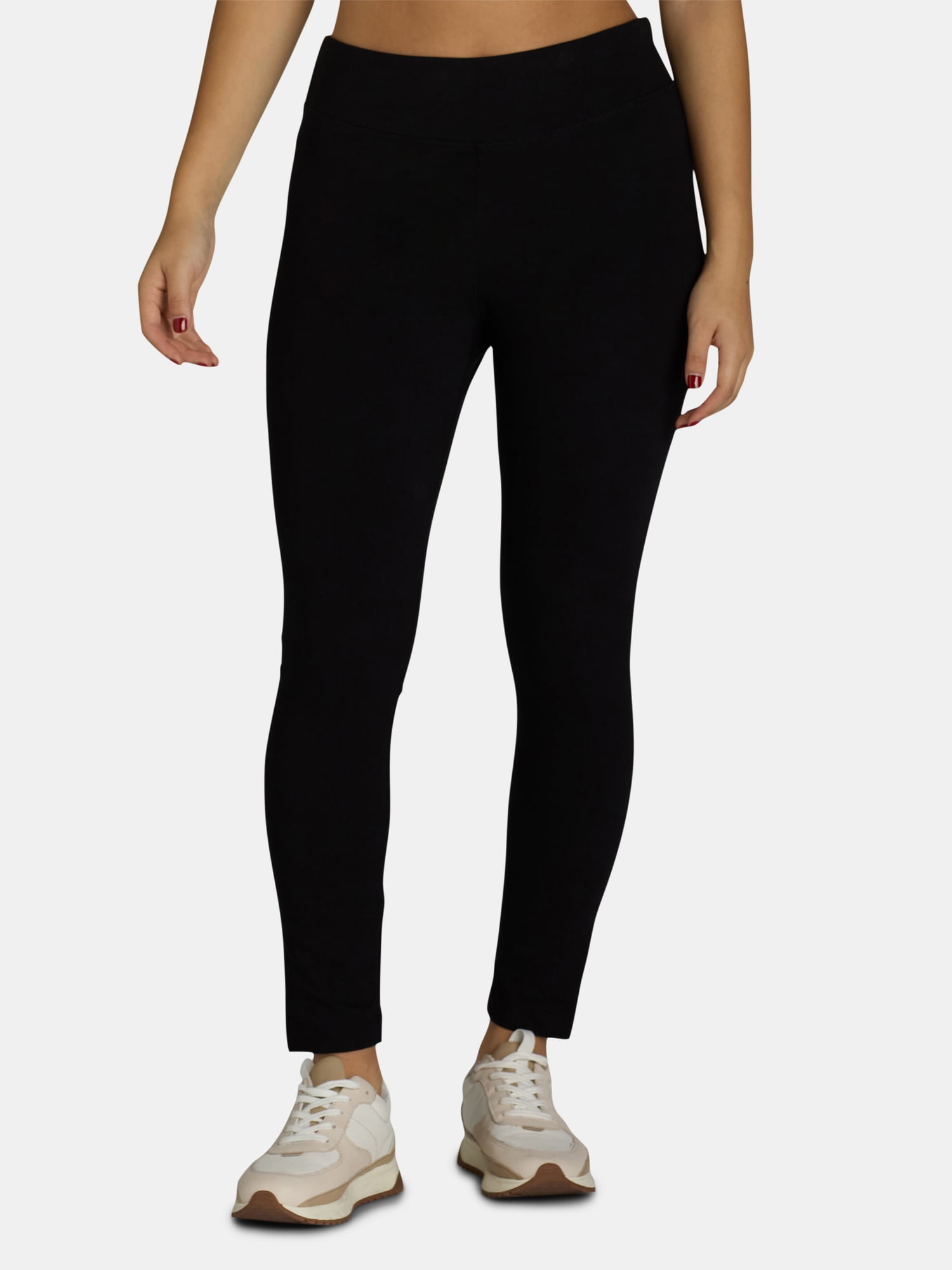 Time And Tru Women s High Rise Ankle Knit Leggings Available In 1 2 time-and-tru-women-s-high-rise-ankle-knit-leggings-available-in-1-2