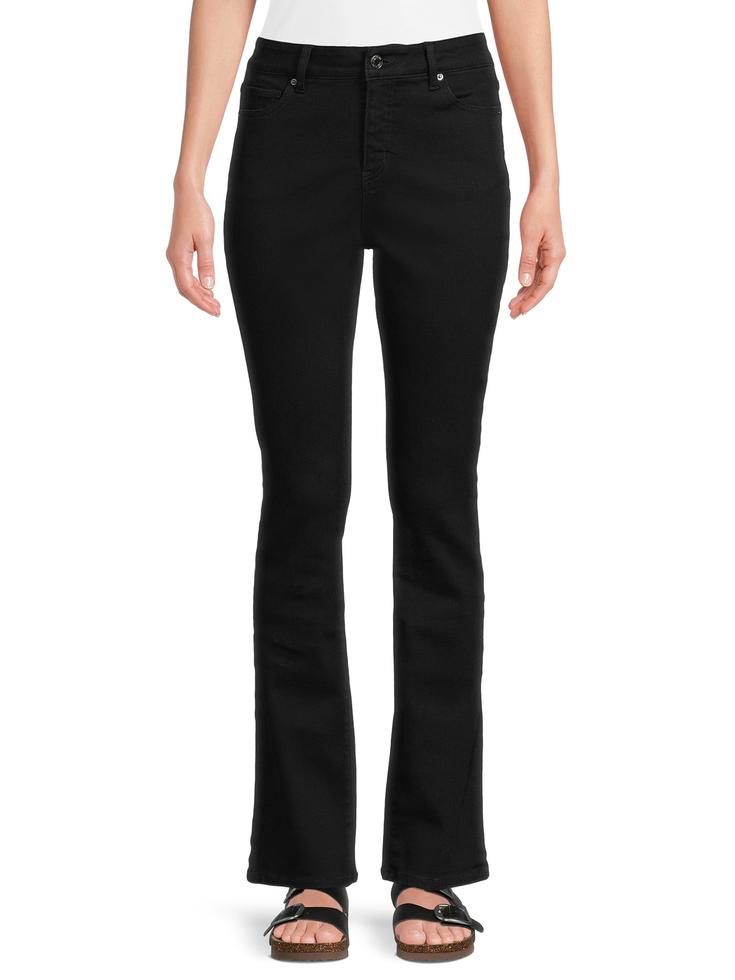 Time and Tru Women's High Rise Bootcut Jeans 