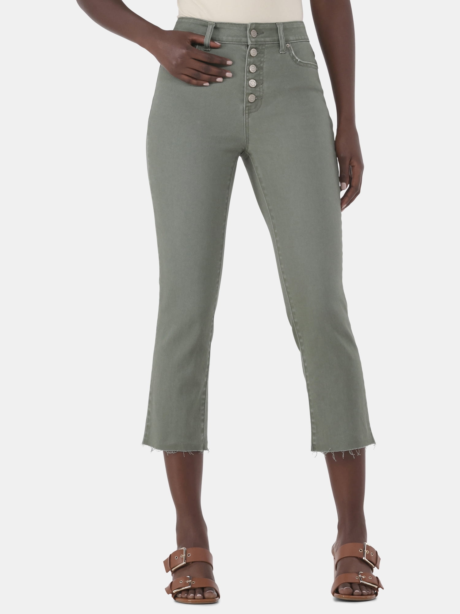 KREATE Button-Fly Wide-Leg Pantsワイドスラックス KREATE Crinkled Button-Fly Wide-Leg Pants