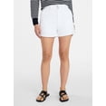 thumbnail image 1 of Time and Tru Women's High Rise Utility Shorts, 3.5" Inseam, Sizes 0-22, 1 of 6