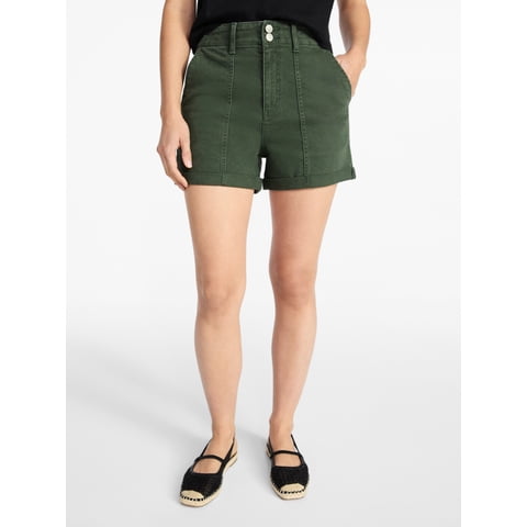 Women's High Rise Utility Shorts, 3.5" Inseam, Sizes 0-22