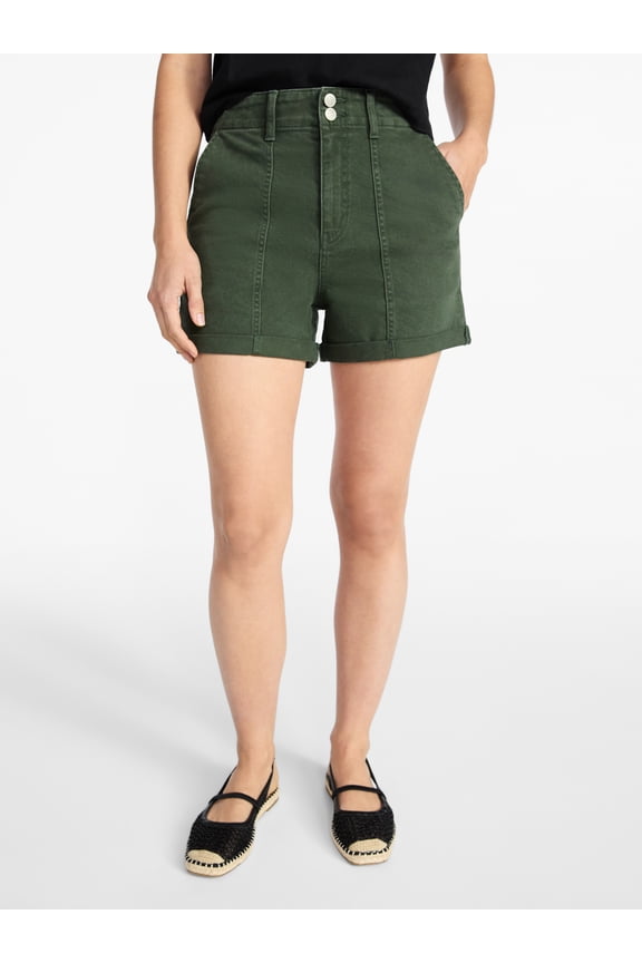 Women's High Rise Utility Shorts, 3.5" Inseam, Sizes 0-22