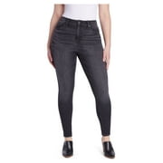 TIME AND TRU Women's High Rise Curvy Skinny Jeans, Available in Regular and Short Inseams, Sizes 0-22