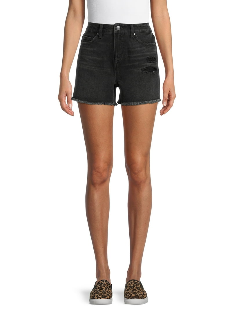 美品★TIMELESS WOMEN HIGH-RISE SHORT PANTS 501® Original Fit High Rise Mid-thigh Women's Shorts - Dark