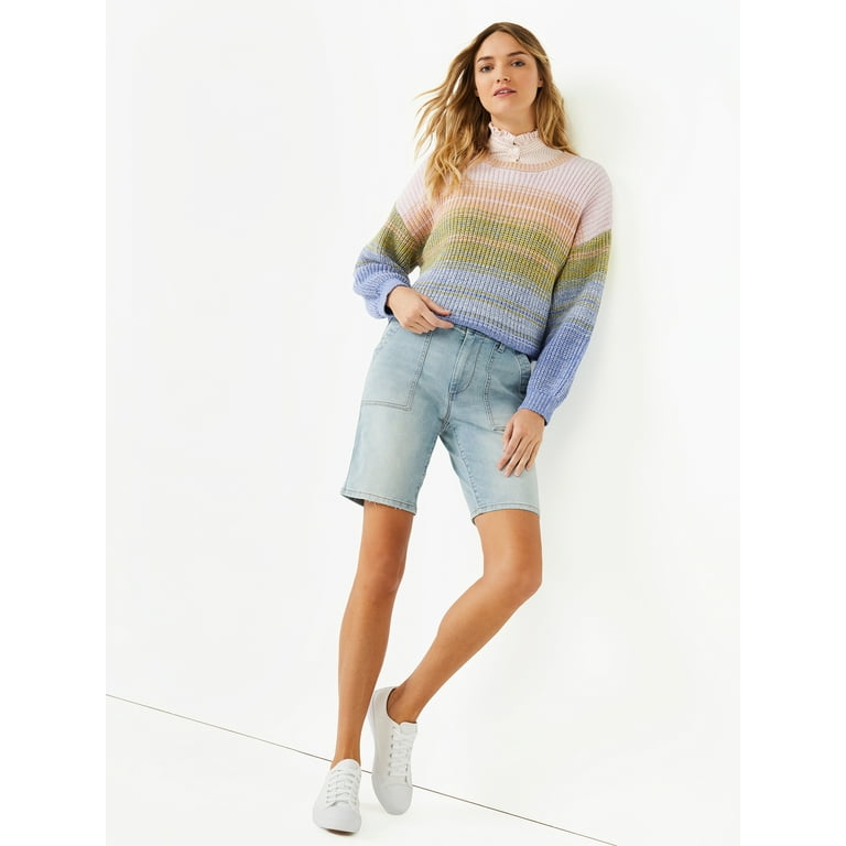 Time and tru shop bermuda shorts walmart
