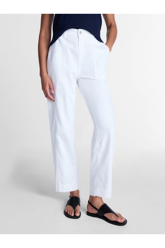 Women's High Rise Drapey Barrel Jeans, 28" Inseam, Sizes XS-XXXL