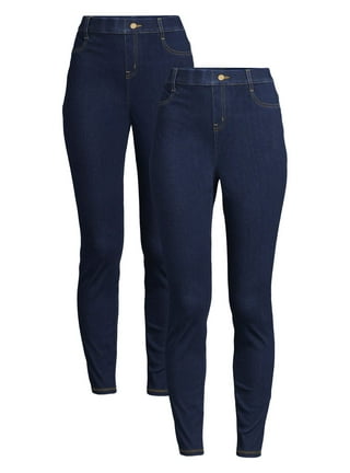 Girls Navy Blue Denim Jeans & Jeggings Pack Of 1
