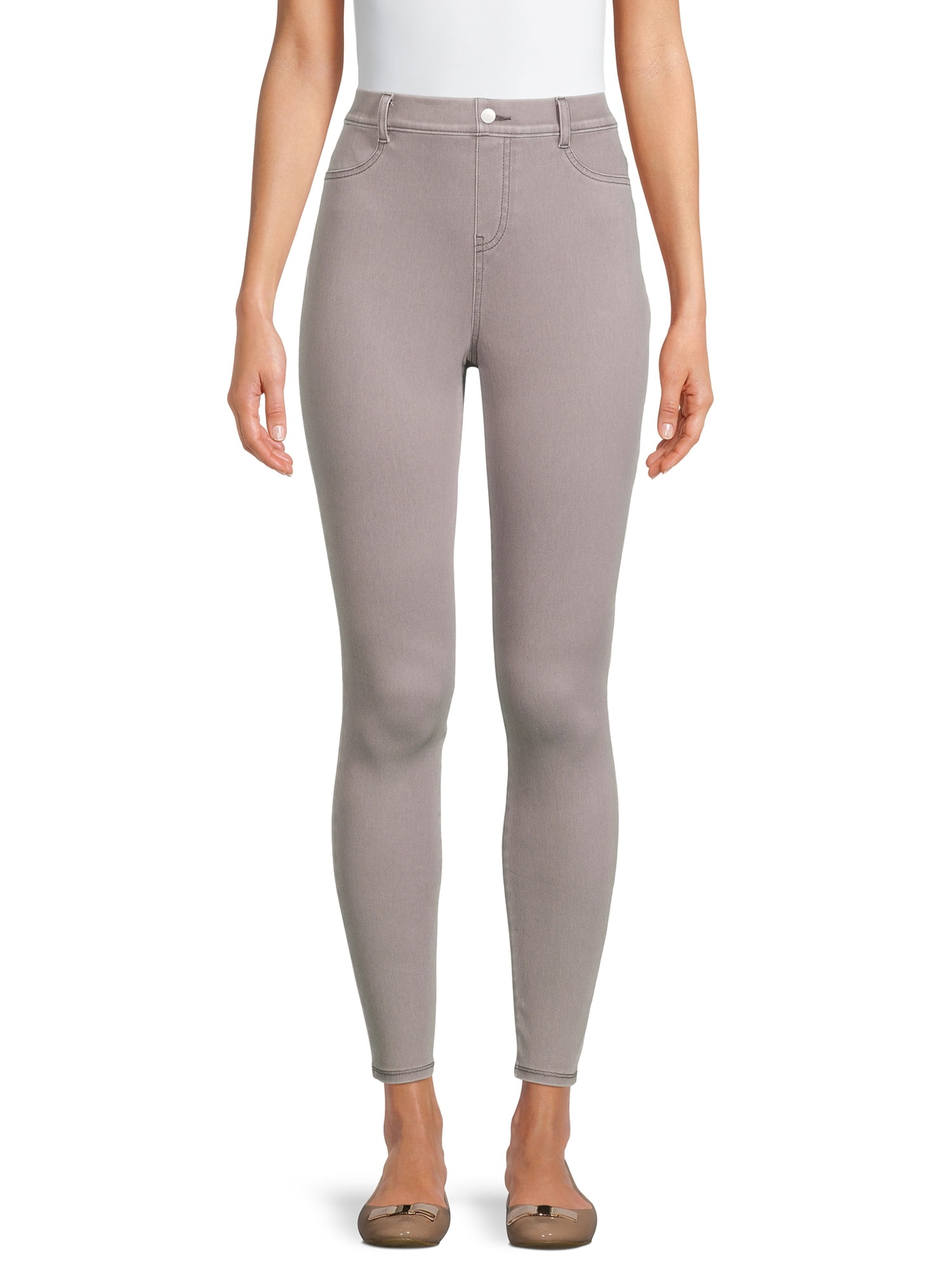 Just Love Women's Denim Jeggings with Pockets - Comfortable Stretch Jeans  Leggings (Black Denim, XX-Large) - Walmart.com