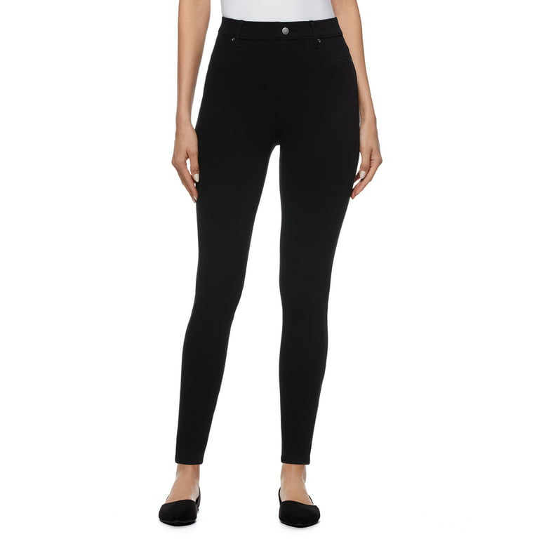 A New Day Pants Women's size 16 R High-Rise Skinny Ankle Black