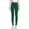 thumbnail image 1 of Time and Tru Women's High Rise Jeggings, 29" Inseam, Sizes XS-3XL, 1 of 5