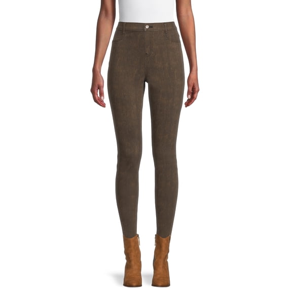 Time and Tru Women's High Rise Jeggings, 29" Inseam, Sizes XS-XXL