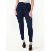 Time and Tru Women's High Rise Jeggings, 29" Inseam, Sizes XS-XXXL