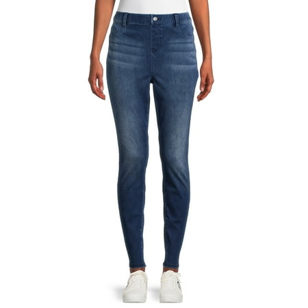 Time and Tru Women's High Rise Jeggings, 29" Inseam, Sizes XS-XXXL