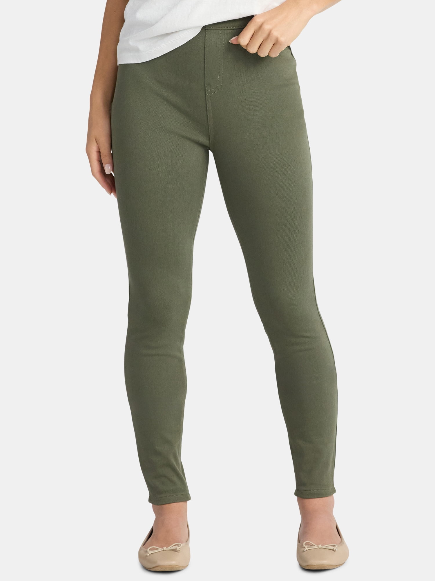 Time and Tru Women's High Rise Jeggings, 29" Inseam, Sizes XS-XXXL