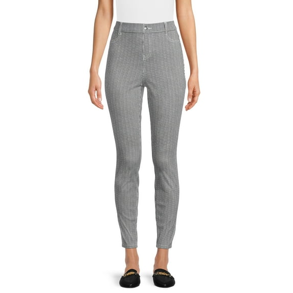 Time and Tru Women's High Rise Jeggings, Sizes XS-XXL