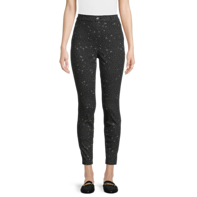 Time and Tru Women's High Rise Jeggings, Sizes XS-XXL