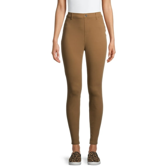 Time and Tru Women's High Rise Jeggings, Sizes XS-XXL