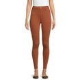thumbnail image 1 of Time and Tru Women's High Rise Jeggings, Sizes XS-XXL, 1 of 5