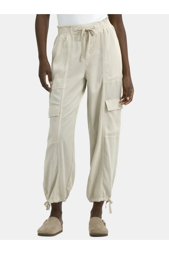 Women's High Rise Jogger Pants, 28" Inseam, Sizes XS-XXXL