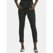 Time and Tru Women's High Rise Mom Jeans, 27" Inseam, Sizes 0-20