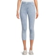 thumbnail image 1 of Time and Tru Women's High Rise Pull On Capri Jeggings, 23" Inseam, 1 of 5
