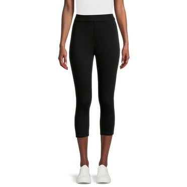 Time and Tru Women's High Rise Pull On Capri Jeggings, 23" Inseam