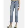 thumbnail image 1 of Time and Tru Women's High Rise Relaxed Boyfriend Jeans, Sizes 0-20, 1 of 5