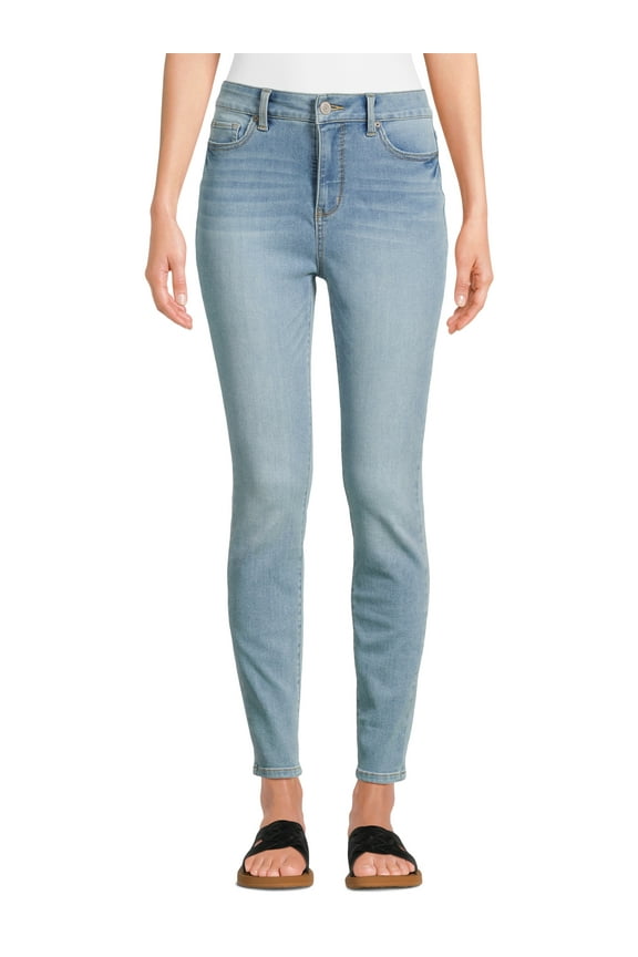 Women's High Rise Skinny Jeans, 27", 29” Inseams, Sizes 2-22