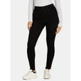 thumbnail image 1 of Time and Tru Women's High Rise Skinny Jeans, 27", 29” Inseams, Sizes 2-22, 1 of 5