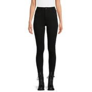 TIME & TRU Time and Tru Women's High Rise Skinny Jeans, Available in 27", 29" Inseams, Sizes 2-20