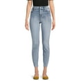 thumbnail image 1 of Time and Tru Women's High Rise Skinny Jeans, Available in 27", 29" Inseams, Sizes 2-20, 1 of 5