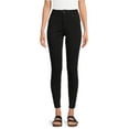 thumbnail image 1 of Time and Tru Women's High Rise Skinny Jeans, Available in 27", 29" Inseams, Sizes 2-20, 1 of 5