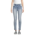 thumbnail image 1 of Time and Tru Women's High Rise Skinny Jeans, 1 of 6