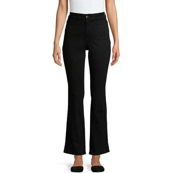 Time and Tru Women's High Rise Slim Bootcut Jeans