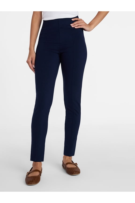 Women's High Rise Straight Leg Cuffed Jeans, 26.5" Inseam, Sizes 0-20