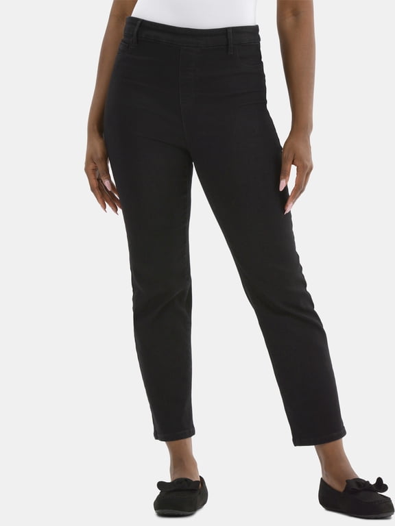 Women's High Rise Straight Leg Jeggings, 27.5" Inseam, Sizes XS-XXXL