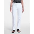 thumbnail image 1 of Time and Tru Women's High Rise Straight Leg Jeans, 30" Inseam, Sizes 0-20, 10S-16S, 1 of 6