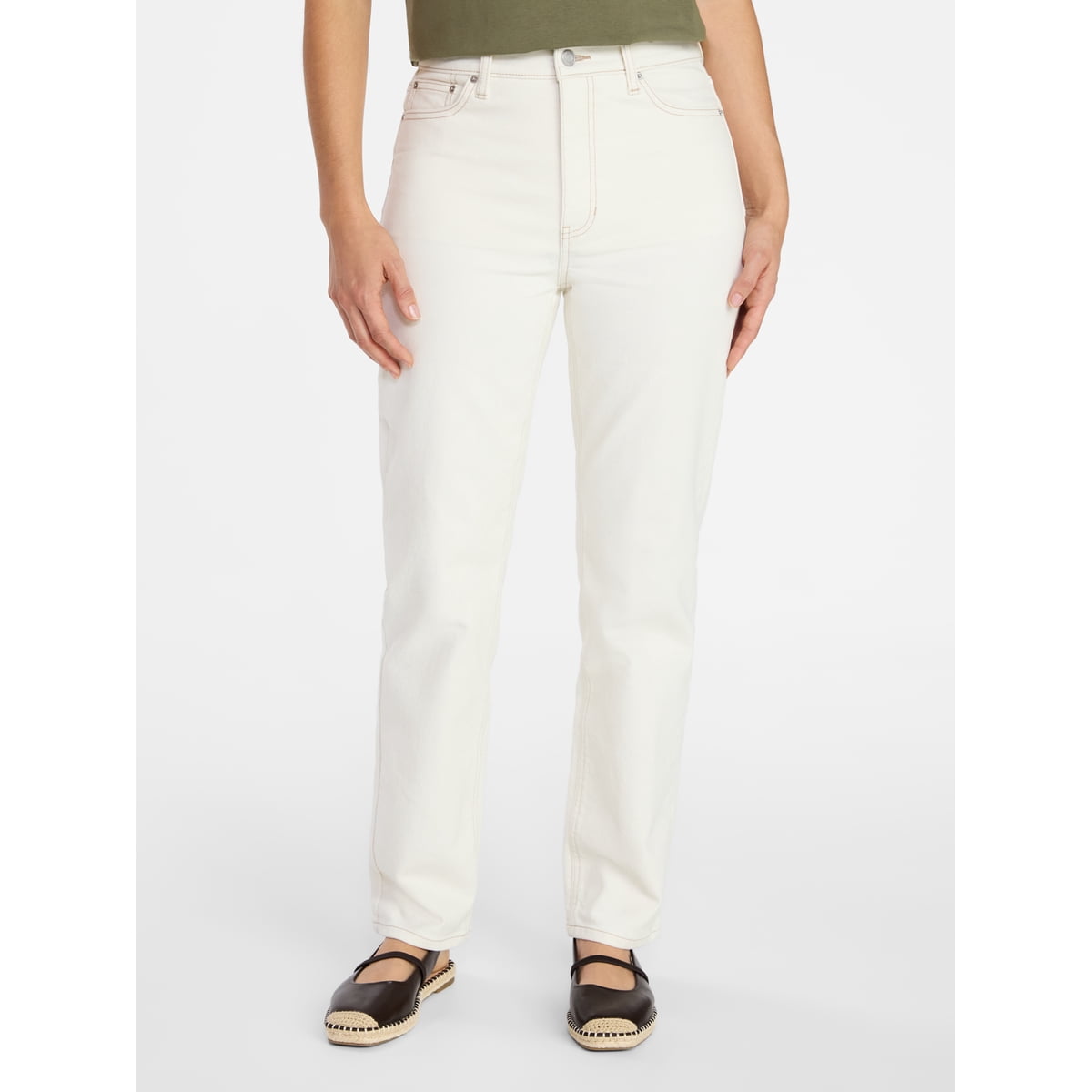 Women's High Rise Straight Leg Jeans