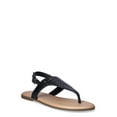 thumbnail image 1 of Time and Tru Women's Hooded Flat Thong Sandals, Wide Width Available, 1 of 6
