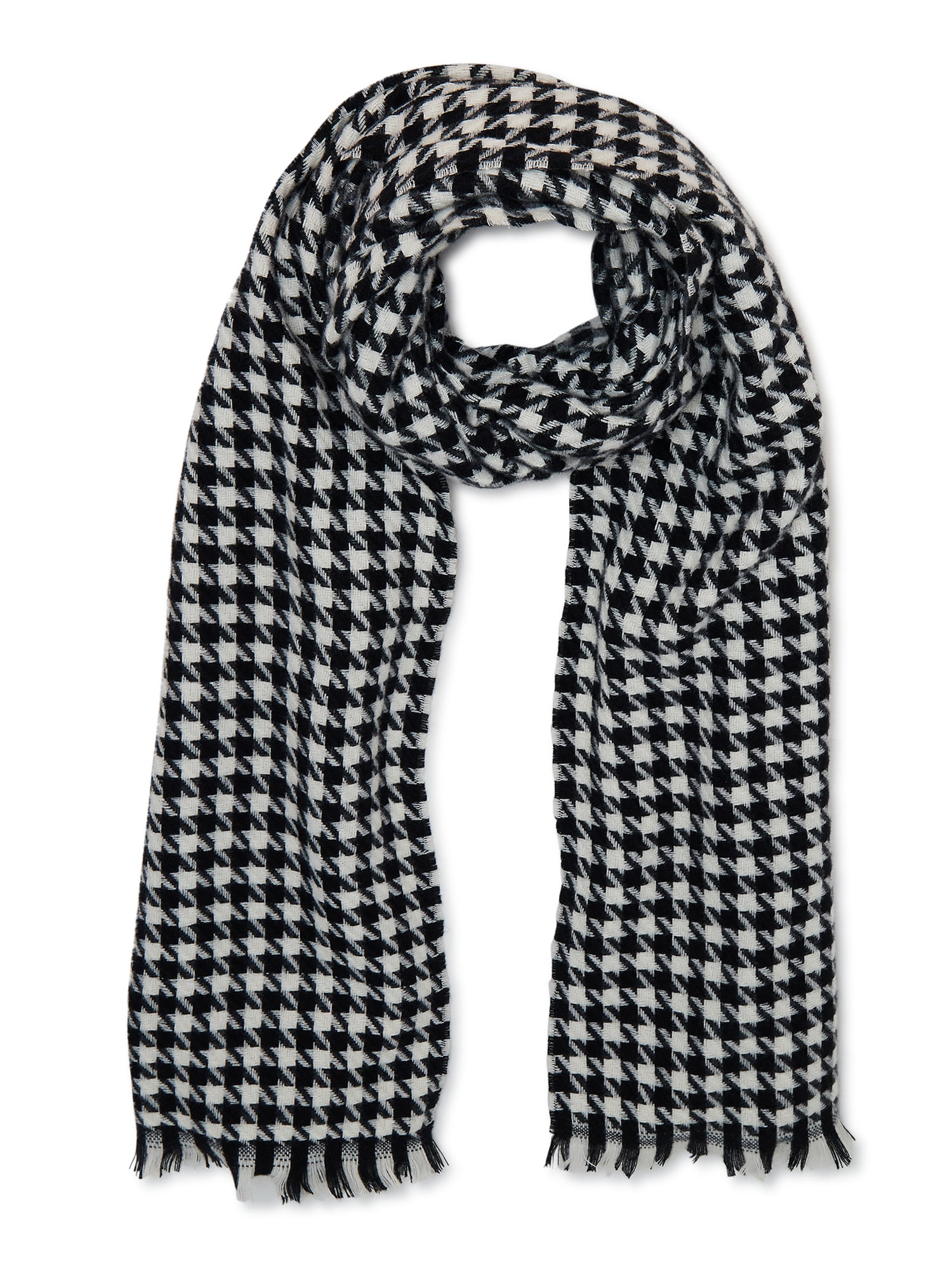 Time and Tru Women’s Houndstooth Blanket Scarf