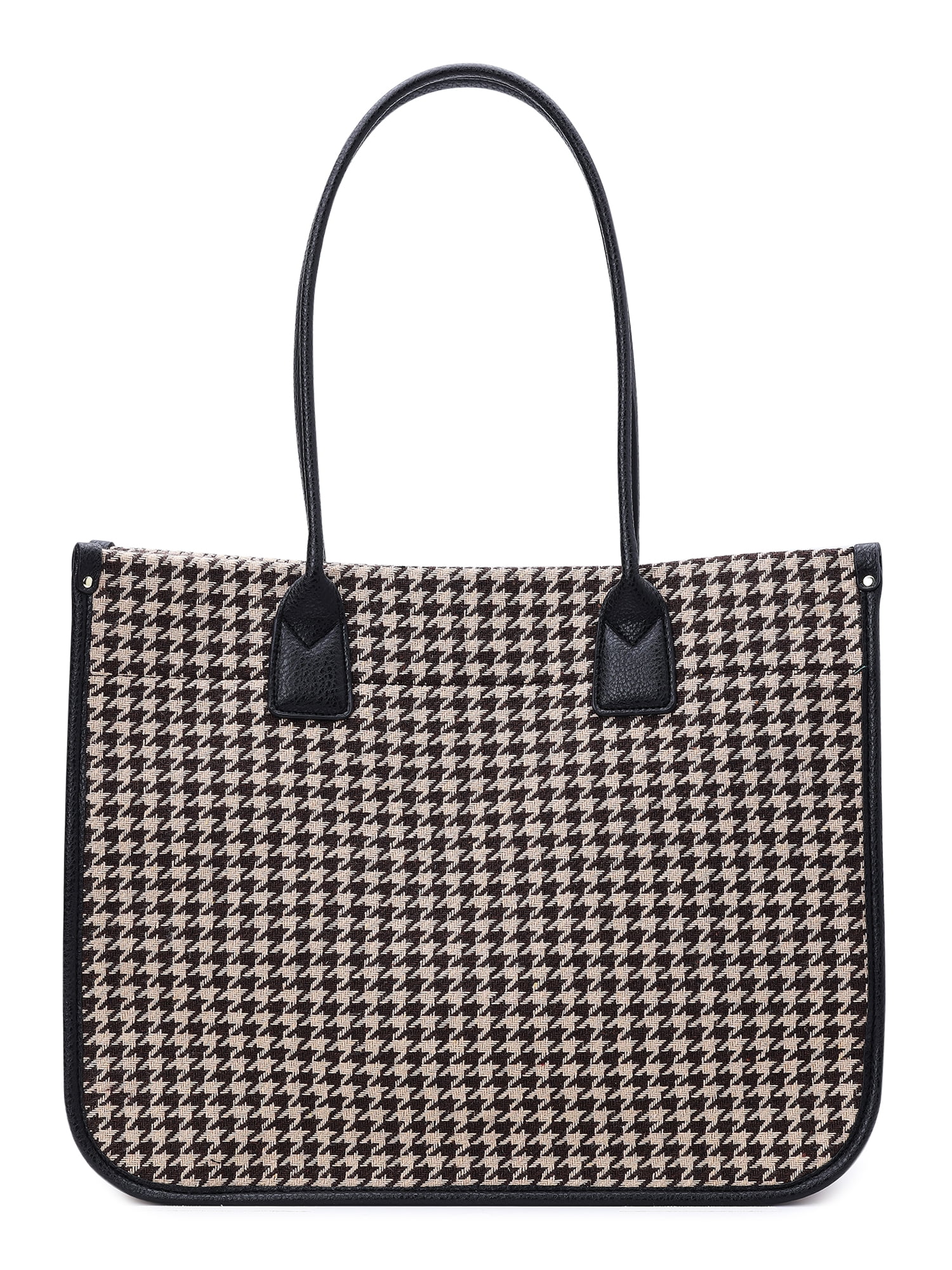 Time and Tru Women's Houndstooth Mini Tote Bag