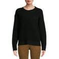 thumbnail image 1 of Time and Tru Women's Intarsia Teddy Sweater, 1 of 1