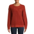 thumbnail image 1 of Time and Tru Women's Intarsia Teddy Sweater, 1 of 5