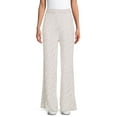 thumbnail image 1 of Time and Tru Women's Jacquard Sweater Rib Pants, 1 of 5