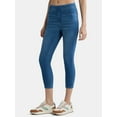 thumbnail image 1 of Time and Tru Women's Capri Jeggings, Sizes XS-XXXL, 1 of 5