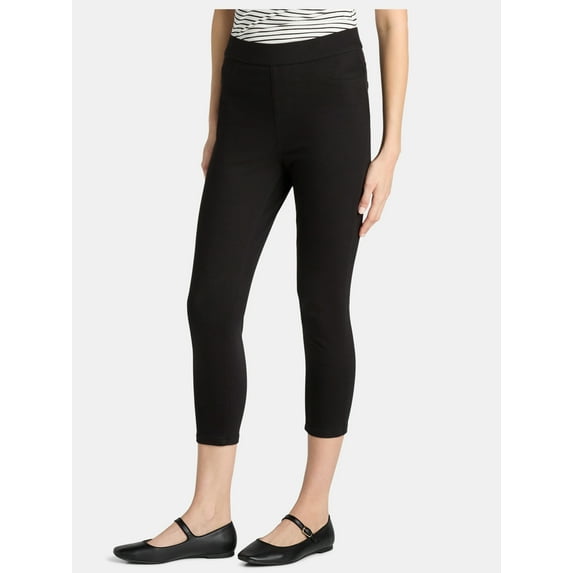 Time and Tru Women's Capri Jeggings, Sizes XS-XXXL