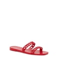 thumbnail image 1 of Time and Tru Women's Jelly Chain Slide Sandals, 1 of 7