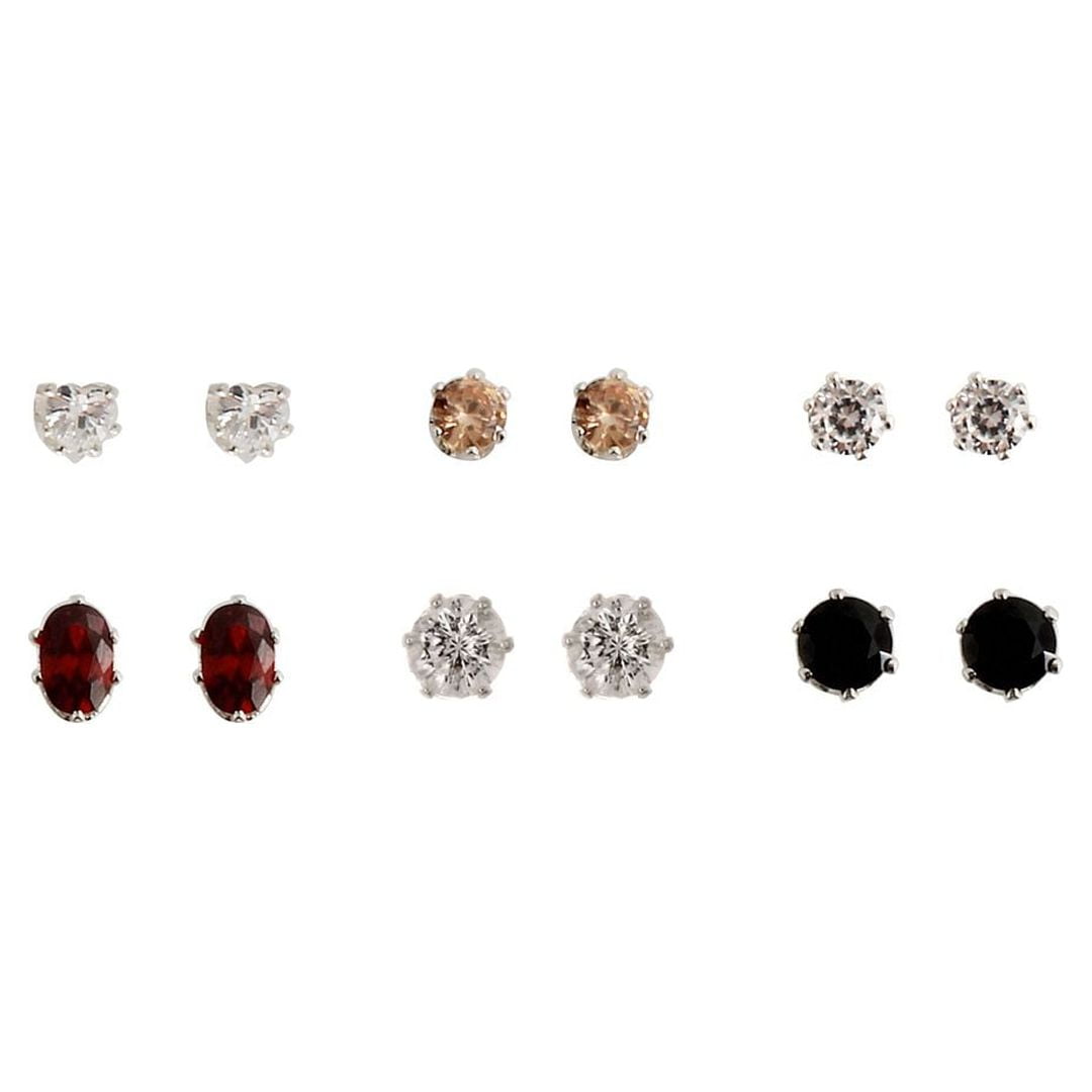 Amazon.com: Gem Stone King 14K Solid White Gold Diamond Stud Earrings for  Women (1/3 Cttw, Color H-I, Clarity I2-I3) : Clothing, Shoes & Jewelry